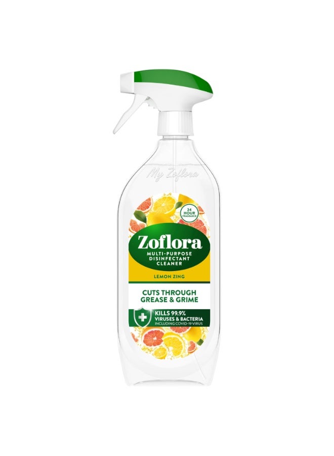 Zoflora Disinfectant Spray Lemon Zing 800ml - Image 1